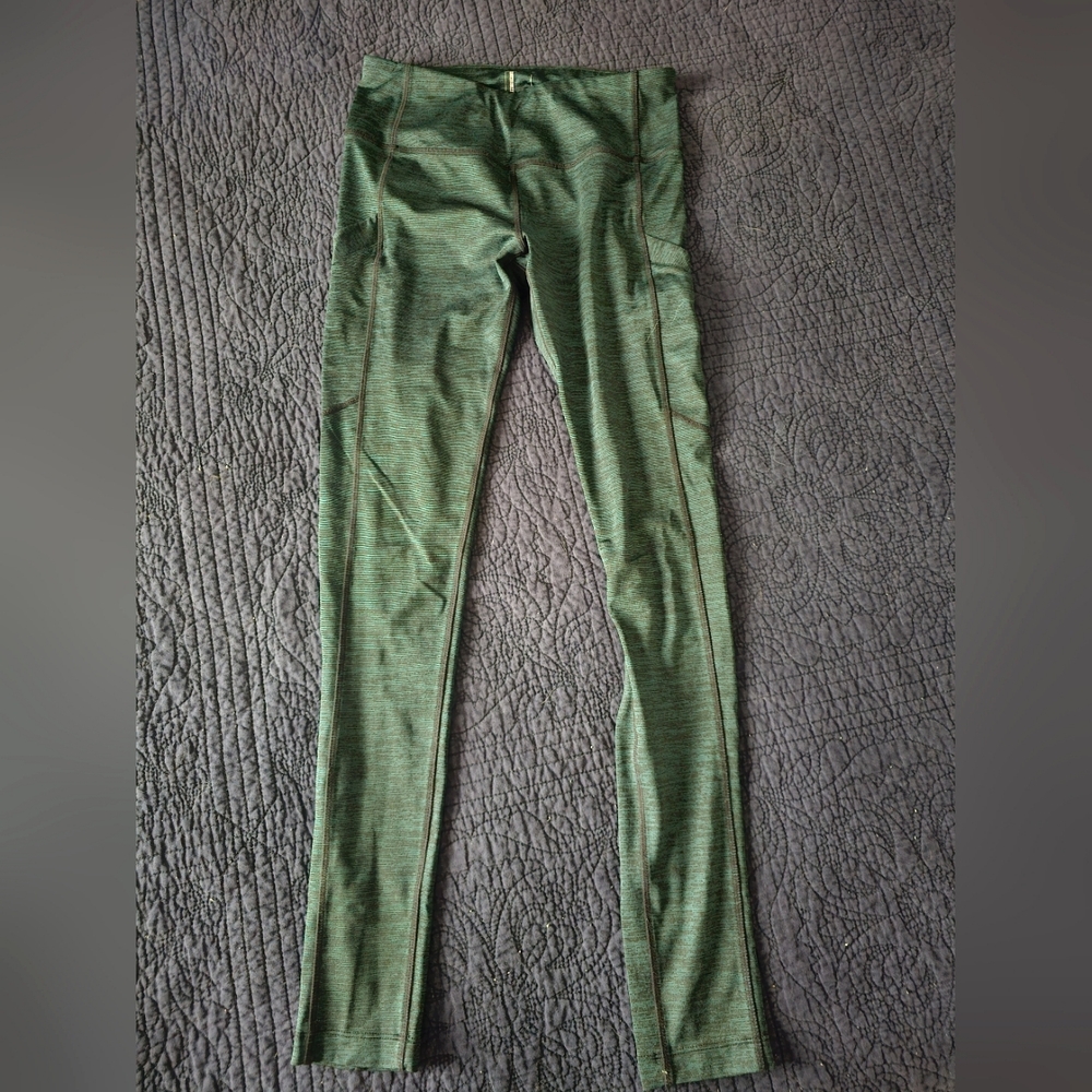 Teal pocket leggings